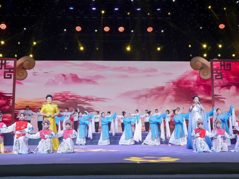 武汉市寻找”小小戏剧传承人“成果展演现场。武汉市教育局供图