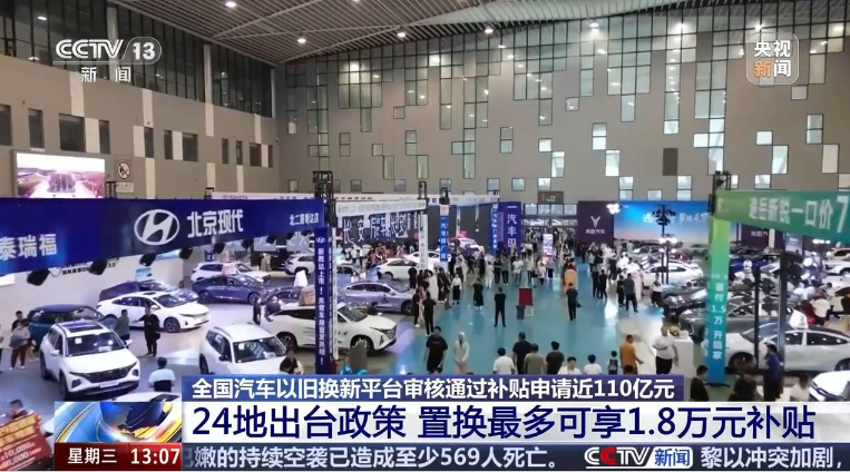 置换最多可享1.8万元补贴！24地出台新政